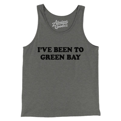 I've Been To Green Bay Men/Unisex Tank Top-Grey TriBlend-Allegiant Goods Co. Vintage Sports Apparel