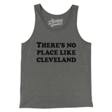 There's No Place Like Cleveland Men/Unisex Tank Top-Grey TriBlend-Allegiant Goods Co. Vintage Sports Apparel