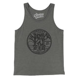 Vermont State Quarter Men/Unisex Tank Top-Grey TriBlend-Allegiant Goods Co. Vintage Sports Apparel
