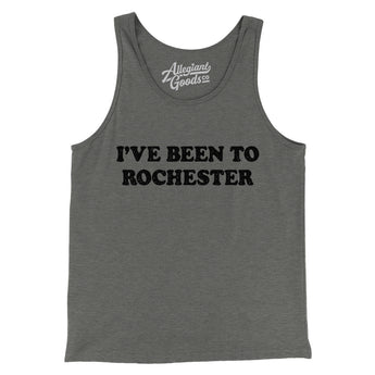I've Been To Rochester Men/Unisex Tank Top-Allegiant Goods Co. Vintage Sports Apparel