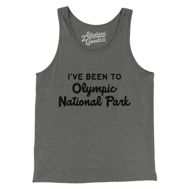 I've Been To Olympic National Park Men/Unisex Tank Top-Allegiant Goods Co. Vintage Sports Apparel