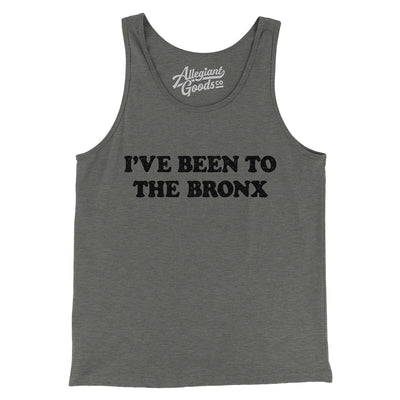 I've Been To The Bronx Men/Unisex Tank Top-Grey TriBlend-Allegiant Goods Co. Vintage Sports Apparel