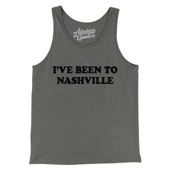 I've Been To Nashville Men/Unisex Tank Top-Allegiant Goods Co. Vintage Sports Apparel