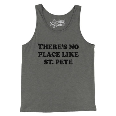 There's No Place Like St. Pete Men/Unisex Tank Top-Allegiant Goods Co. Vintage Sports Apparel