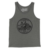 California State Quarter Men/Unisex Tank Top-Grey TriBlend-Allegiant Goods Co. Vintage Sports Apparel