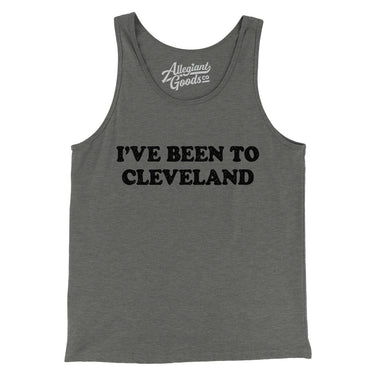 I've Been To Cleveland Men/Unisex Tank Top-Allegiant Goods Co. Vintage Sports Apparel