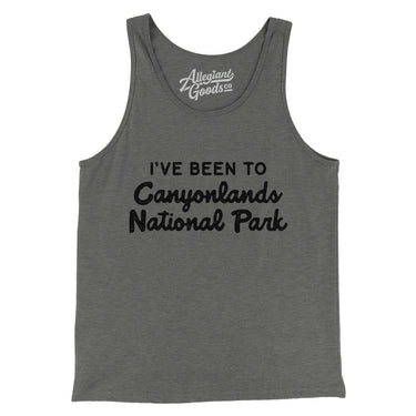 I've Been To Canyonlands National Park Men/Unisex Tank Top-Allegiant Goods Co. Vintage Sports Apparel