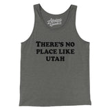There's No Place Like Utah Men/Unisex Tank Top-Grey TriBlend-Allegiant Goods Co. Vintage Sports Apparel