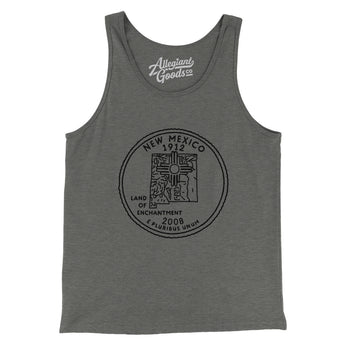 New Mexico State Quarter Men/Unisex Tank Top-Allegiant Goods Co. Vintage Sports Apparel