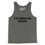 I've Been To Maine Men/Unisex Tank Top-Allegiant Goods Co. Vintage Sports Apparel