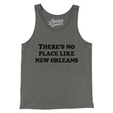 There's No Place Like New Orleans Men/Unisex Tank Top-Grey TriBlend-Allegiant Goods Co. Vintage Sports Apparel