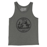Florida State Quarter Men/Unisex Tank Top-Allegiant Goods Co. Vintage Sports Apparel