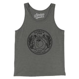 Georgia State Quarter Men/Unisex Tank Top-Grey TriBlend-Allegiant Goods Co. Vintage Sports Apparel