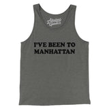 I've Been To Manhattan Men/Unisex Tank Top-Grey TriBlend-Allegiant Goods Co. Vintage Sports Apparel