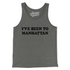 I've Been To Manhattan Men/Unisex Tank Top-Grey TriBlend-Allegiant Goods Co. Vintage Sports Apparel