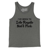I've Been To Isle Royale National Park Men/Unisex Tank Top-Allegiant Goods Co. Vintage Sports Apparel