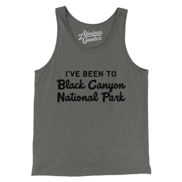 I've Been To Black Canyon National Park Men/Unisex Tank Top-Allegiant Goods Co. Vintage Sports Apparel