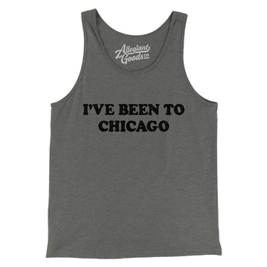 I've Been To Chicago Men/Unisex Tank Top-Allegiant Goods Co. Vintage Sports Apparel