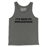 I've Been To Indianapolis Men/Unisex Tank Top-Allegiant Goods Co. Vintage Sports Apparel