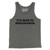 I've Been To Indianapolis Men/Unisex Tank Top-Grey TriBlend-Allegiant Goods Co. Vintage Sports Apparel