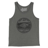 West Virginia State Quarter Men/Unisex Tank Top-Allegiant Goods Co. Vintage Sports Apparel