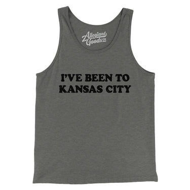 I've Been To Kansas City Men/Unisex Tank Top-Allegiant Goods Co. Vintage Sports Apparel