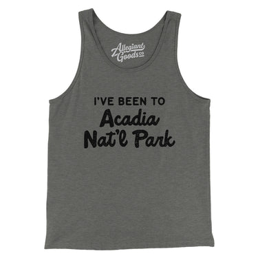 I've Been To Acadia National Park Men/Unisex Tank Top-Allegiant Goods Co. Vintage Sports Apparel