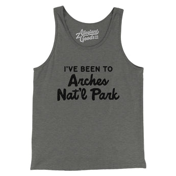 I've Been To Arches National Park Men/Unisex Tank Top-Allegiant Goods Co. Vintage Sports Apparel
