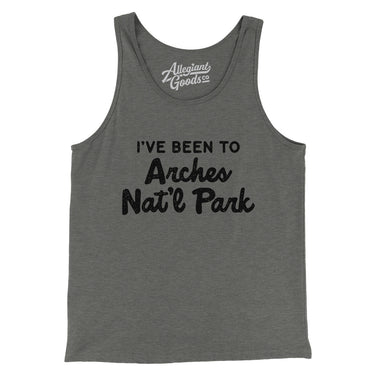 I've Been To Arches National Park Men/Unisex Tank Top-Allegiant Goods Co. Vintage Sports Apparel