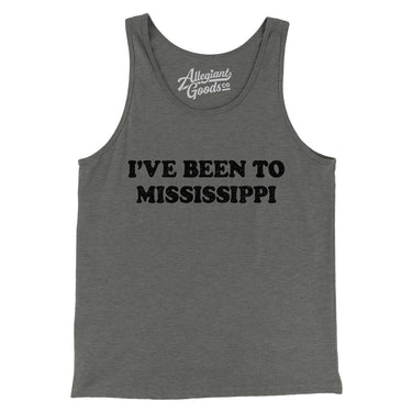 I've Been To Mississippi Men/Unisex Tank Top-Allegiant Goods Co. Vintage Sports Apparel