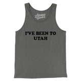 I've Been To Utah Men/Unisex Tank Top-Grey TriBlend-Allegiant Goods Co. Vintage Sports Apparel