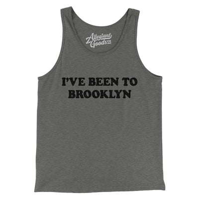 I've Been To Brooklyn Men/Unisex Tank Top-Grey TriBlend-Allegiant Goods Co. Vintage Sports Apparel