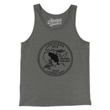 Louisiana State Quarter Men/Unisex Tank Top-Grey TriBlend-Allegiant Goods Co. Vintage Sports Apparel