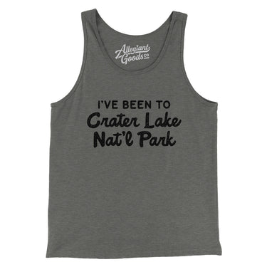 I've Been To Crater Lake National Park Men/Unisex Tank Top-Allegiant Goods Co. Vintage Sports Apparel