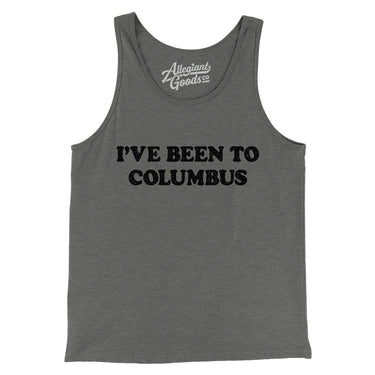 I've Been To Columbus Men/Unisex Tank Top-Grey TriBlend-Allegiant Goods Co. Vintage Sports Apparel