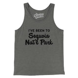 I've Been To Sequoia National Park Men/Unisex Tank Top-Grey TriBlend-Allegiant Goods Co. Vintage Sports Apparel