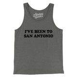 I've Been To San Antonio Men/Unisex Tank Top-Allegiant Goods Co. Vintage Sports Apparel