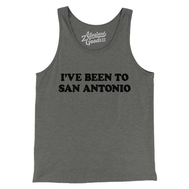 I've Been To San Antonio Men/Unisex Tank Top-Allegiant Goods Co. Vintage Sports Apparel