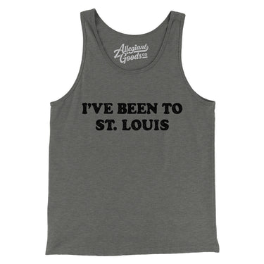 I've Been To St Louis Men/Unisex Tank Top-Allegiant Goods Co. Vintage Sports Apparel