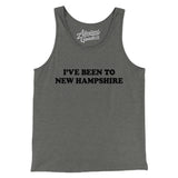 I've Been To New Hampshire Men/Unisex Tank Top-Grey TriBlend-Allegiant Goods Co. Vintage Sports Apparel