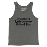 I've Been To Rocky Mountain National Park Men/Unisex Tank Top-Grey TriBlend-Allegiant Goods Co. Vintage Sports Apparel