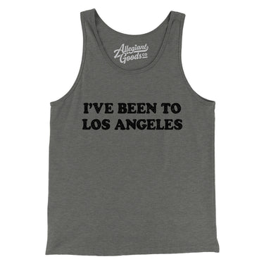 I've Been To Los Angeles Men/Unisex Tank Top-Allegiant Goods Co. Vintage Sports Apparel