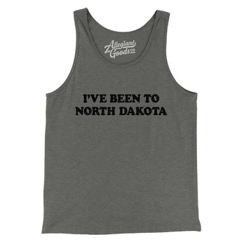 I've Been To North Dakota Men/Unisex Tank Top-Allegiant Goods Co. Vintage Sports Apparel