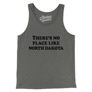 There's No Place Like North Dakota Men/Unisex Tank Top-Allegiant Goods Co. Vintage Sports Apparel