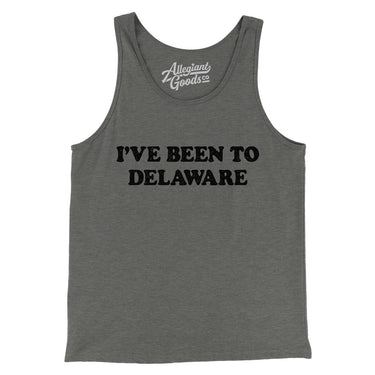 I've Been To Delaware Men/Unisex Tank Top-Allegiant Goods Co. Vintage Sports Apparel