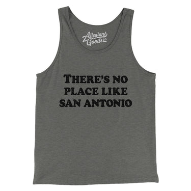 There's No Place Like San Antonio Men/Unisex Tank Top-Allegiant Goods Co. Vintage Sports Apparel