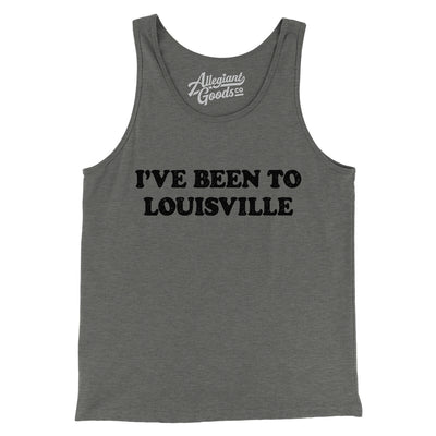 I've Been To Louisville Men/Unisex Tank Top-Grey TriBlend-Allegiant Goods Co. Vintage Sports Apparel