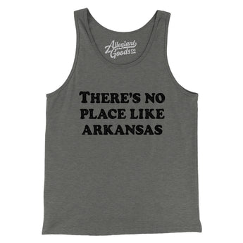 There's No Place Like Arkansas Men/Unisex Tank Top-Allegiant Goods Co. Vintage Sports Apparel