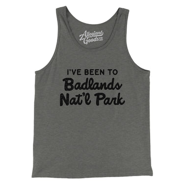 I've Been To Badlands National Park Men/Unisex Tank Top-Allegiant Goods Co. Vintage Sports Apparel