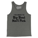 I've Been To Big Bend National Park Men/Unisex Tank Top-Allegiant Goods Co. Vintage Sports Apparel